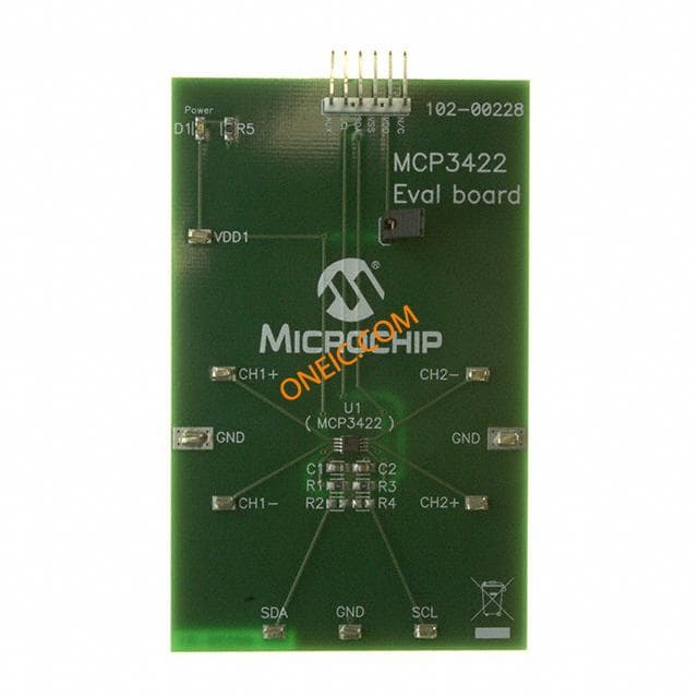 MCP3422EV